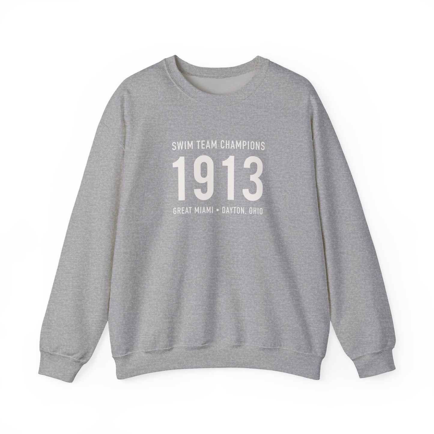 1913 Swim Team Champions Crewneck Sweatshirt