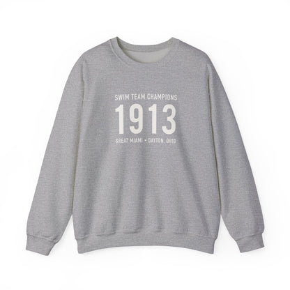 1913 Swim Team Champions Crewneck Sweatshirt