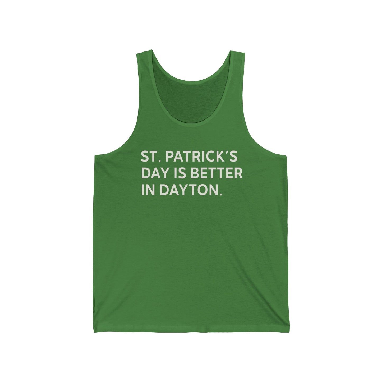 Better In Dayton St. Patty's Jersey Tank