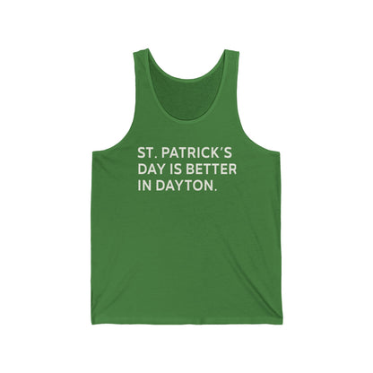 Better In Dayton St. Patty's Jersey Tank