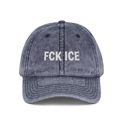 FCK ICE Vintage Hat