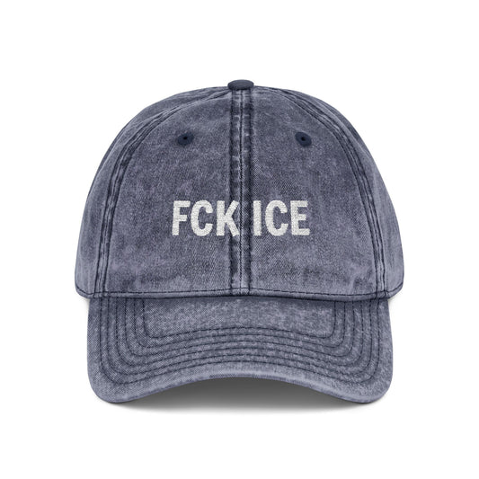 FCK ICE Vintage Hat