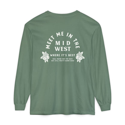 Meet Me In The Midwest Long Sleeve Tee