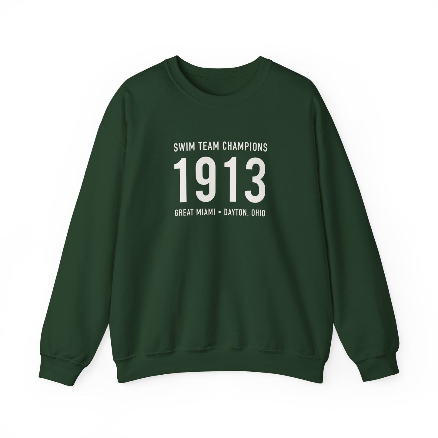 1913 Swim Team Champions Crewneck Sweatshirt