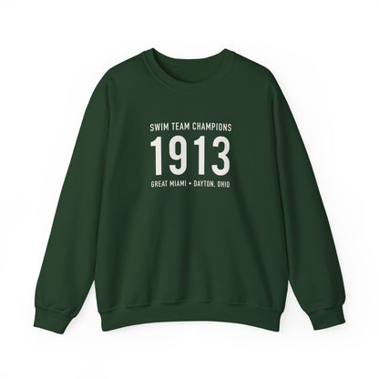 1913 Swim Team Champions Crewneck Sweatshirt