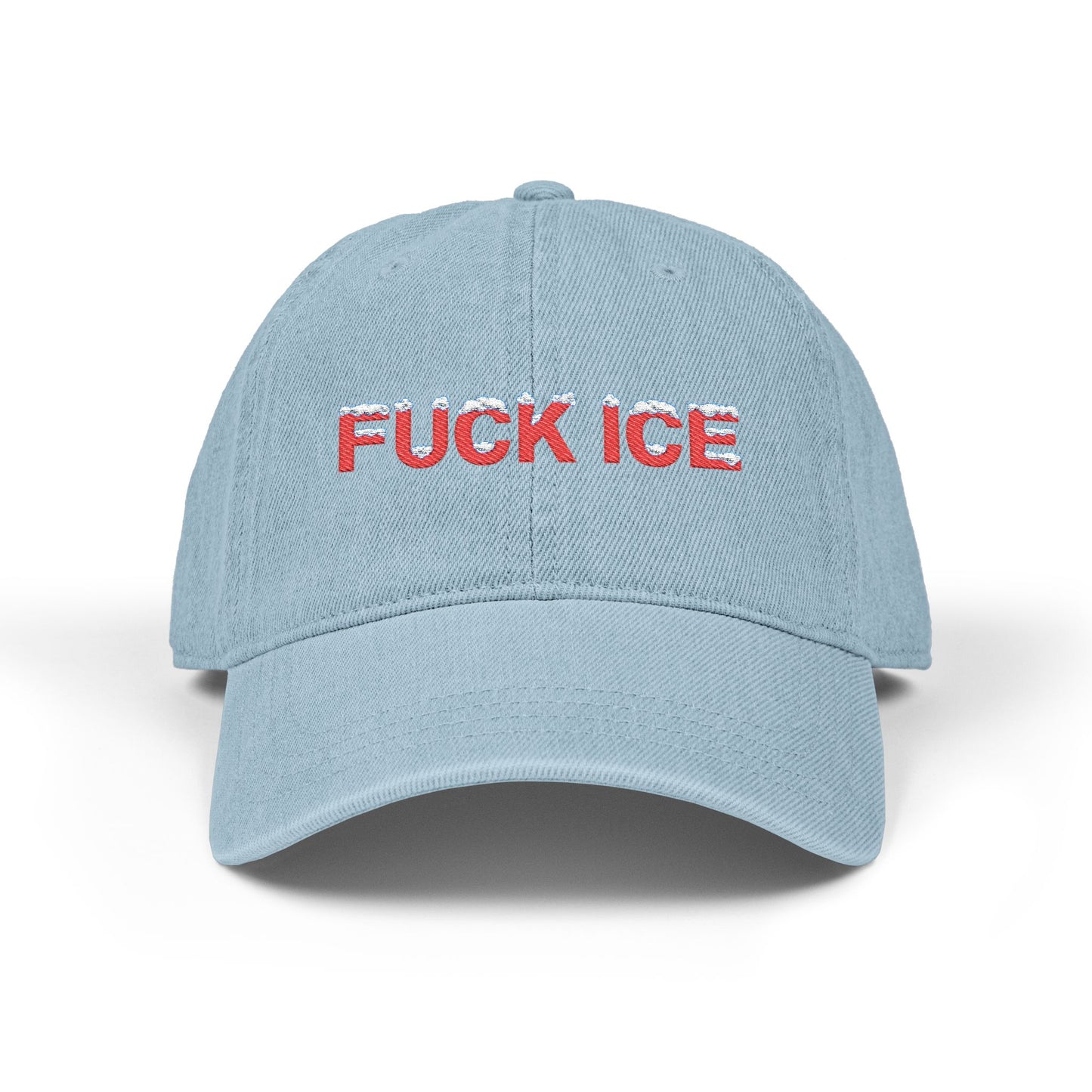 FUCK ICE Denim Hat