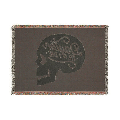 Dayton Til I Die Skull Woven Blanket
