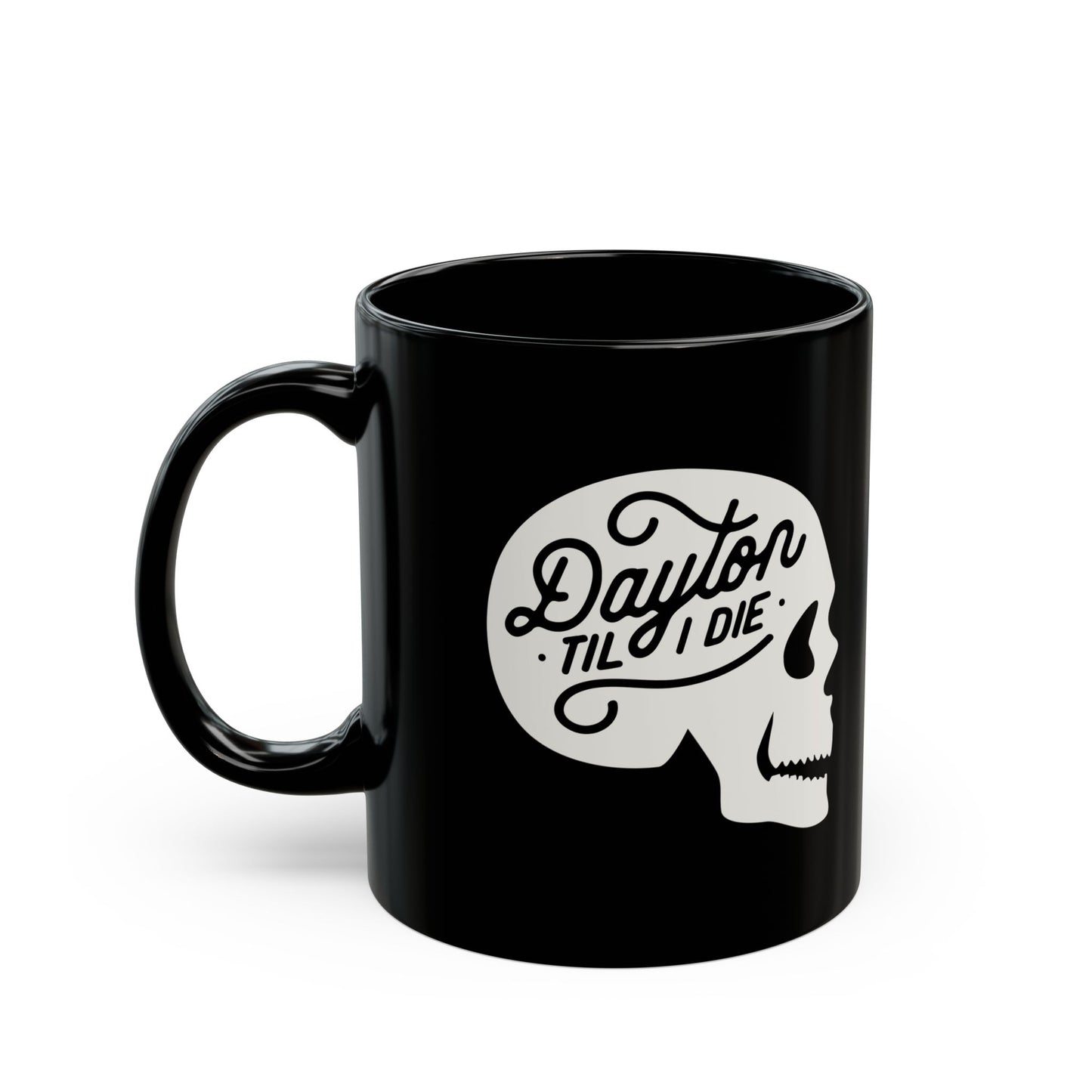 'Dayton Til I Die' Skull Mug