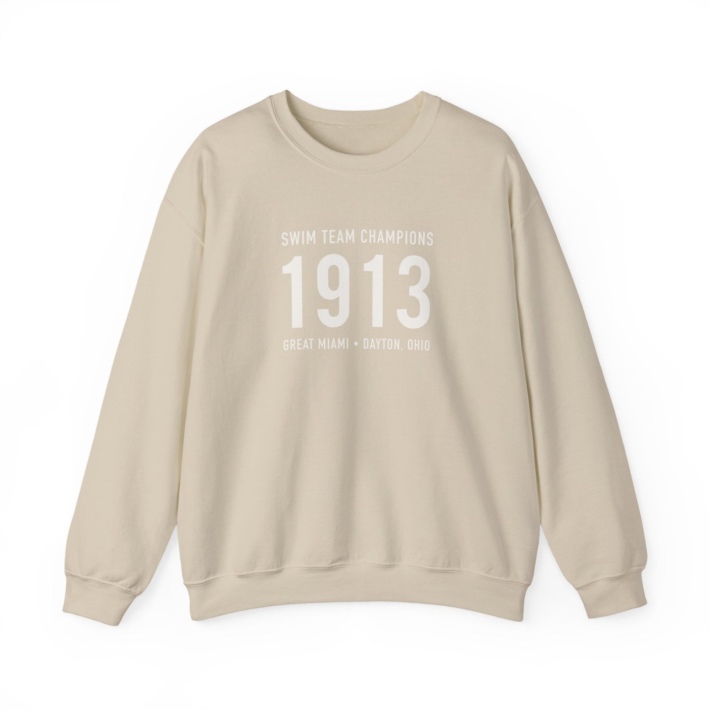 1913 Swim Team Champions Crewneck Sweatshirt