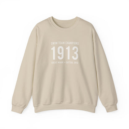 1913 Swim Team Champions Crewneck Sweatshirt