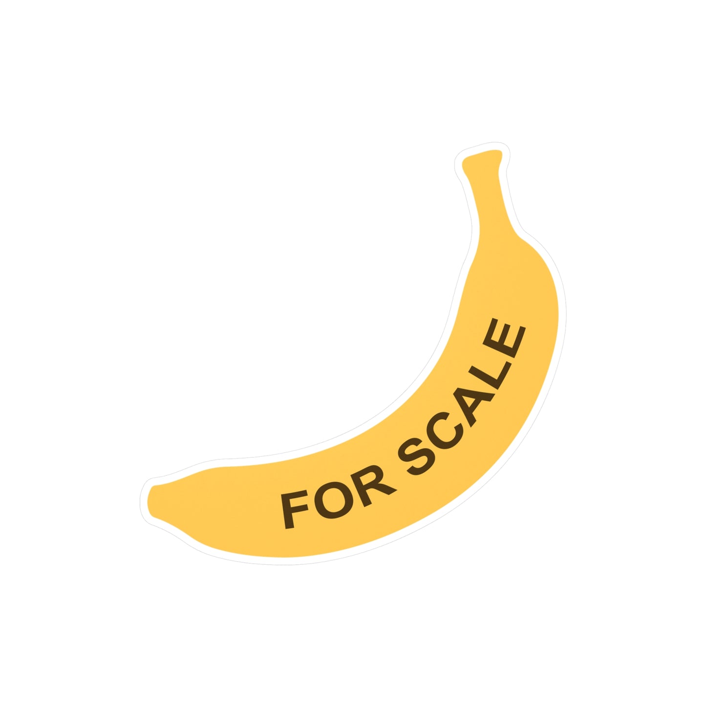 Banana Sticker (For Scale)