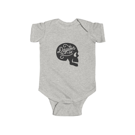 'Dayton Til I Die' Skull Onesie