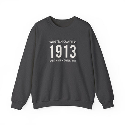 1913 Swim Team Champions Crewneck Sweatshirt