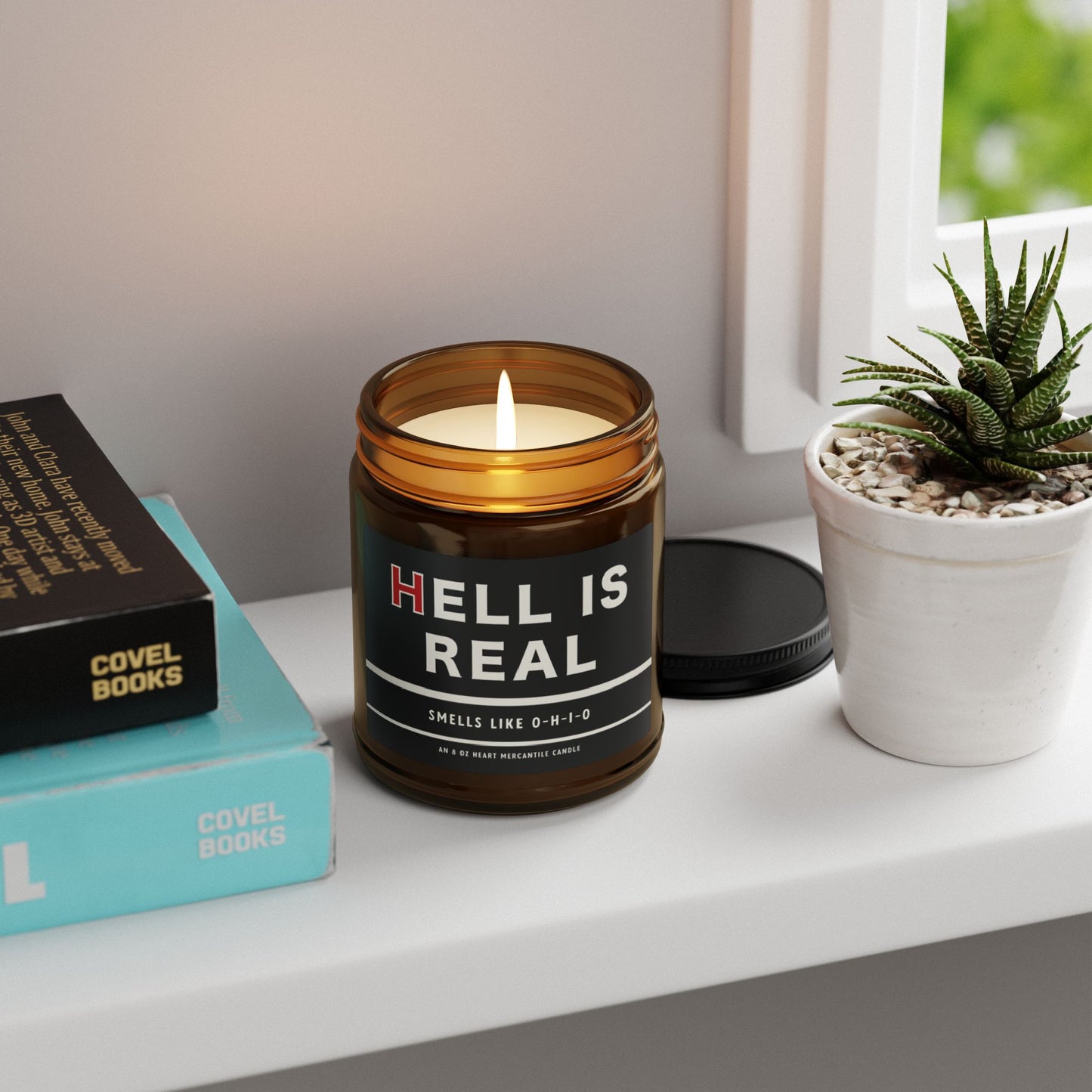 Hell Is Real Candle