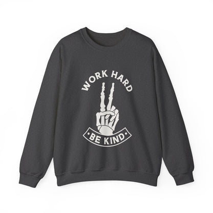 Work Hard Be Kind Crewneck Sweatshirt