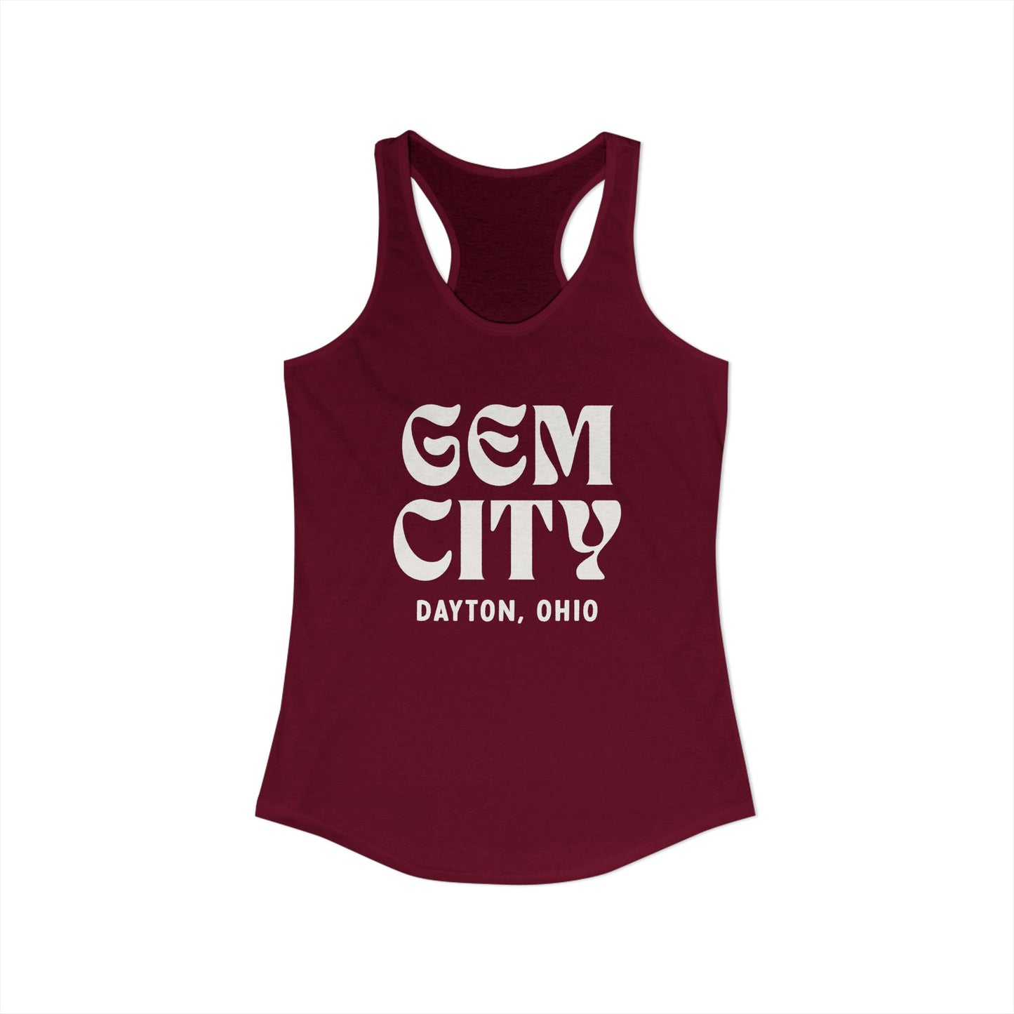 Retro Gem City Racerback Tank