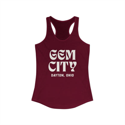 Retro Gem City Racerback Tank