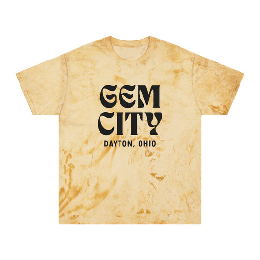 Retro Gem City Tie-Dye Tee