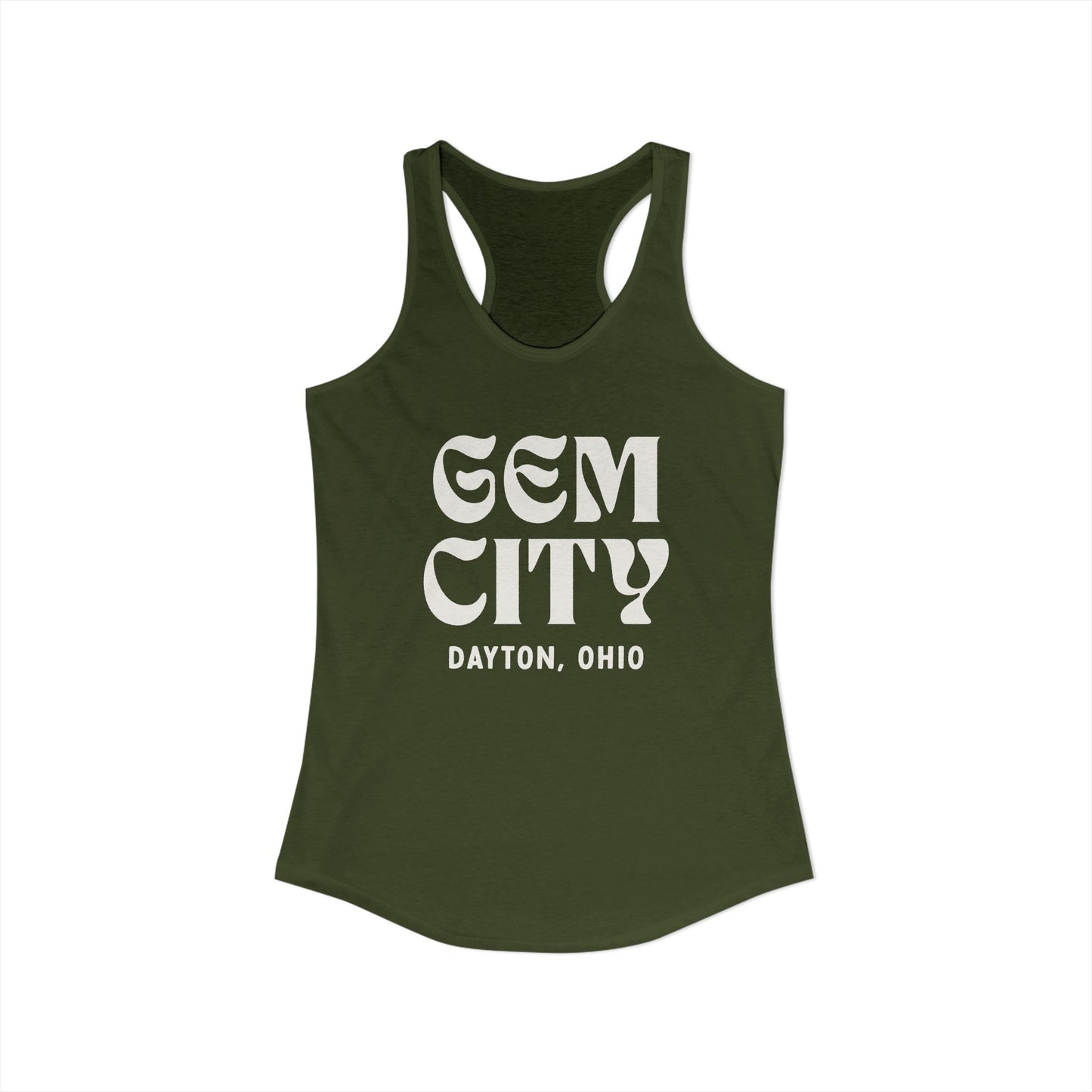 Retro Gem City Racerback Tank