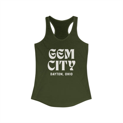Retro Gem City Racerback Tank