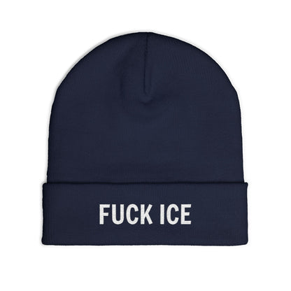 FUCK ICE Knit Beanie
