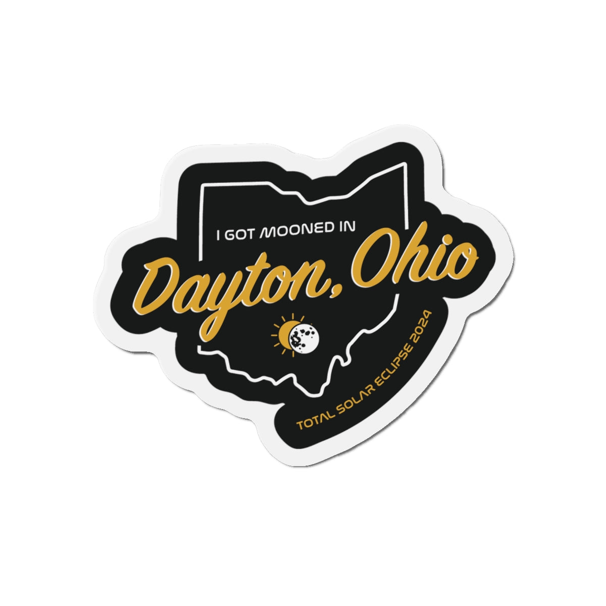 Dayton Ohio Solar Eclipse Magnet