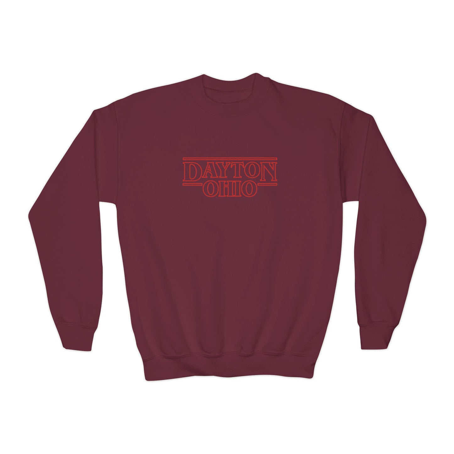 Stranger Things Dayton YOUTH Crewneck Sweatshirt