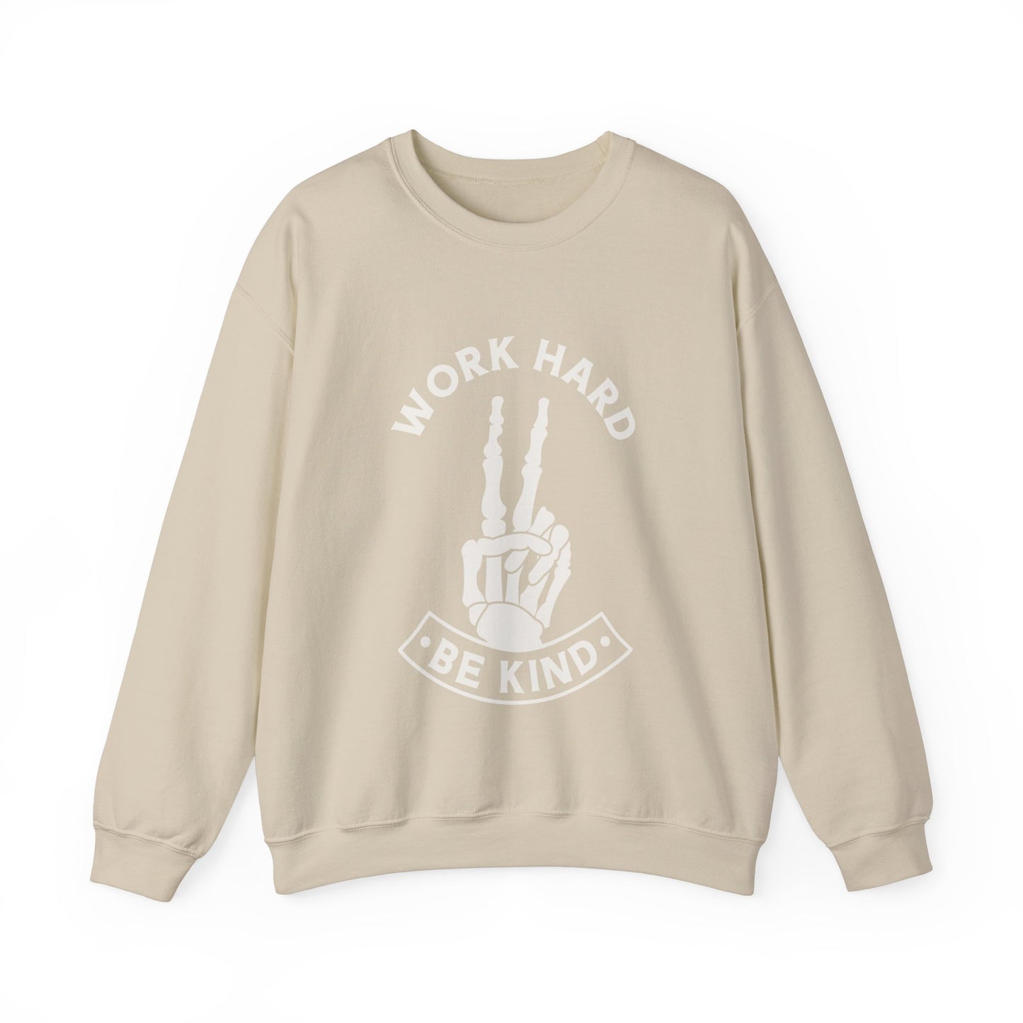 Work Hard Be Kind Crewneck Sweatshirt