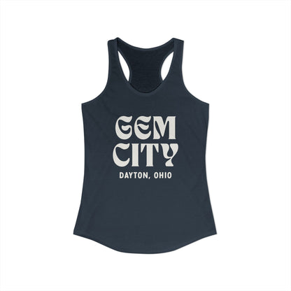 Retro Gem City Racerback Tank