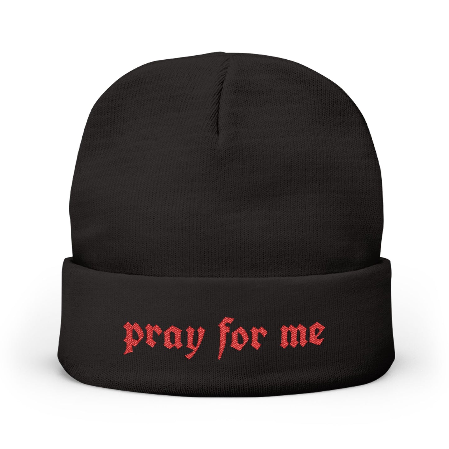 Pray For Me Knit Beanie