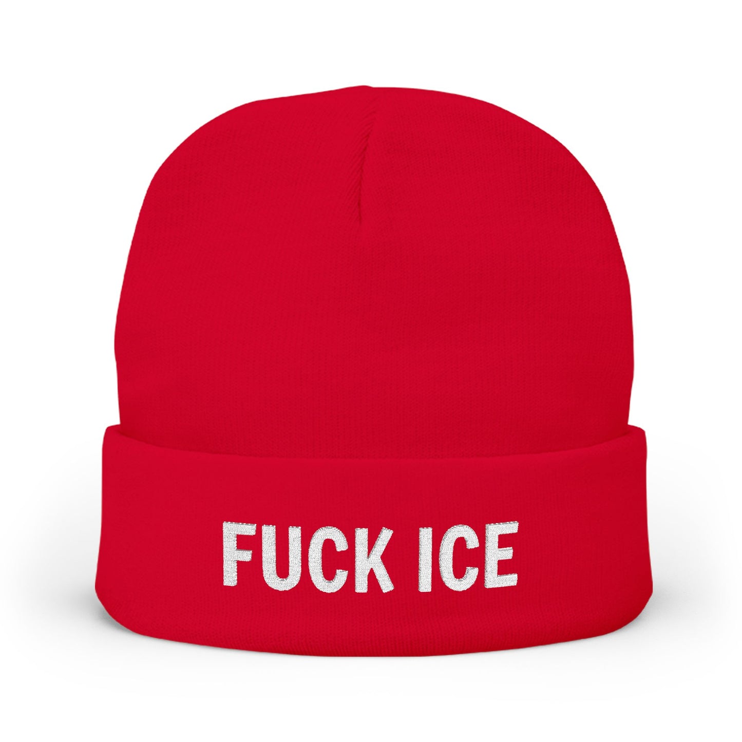 FUCK ICE Knit Beanie