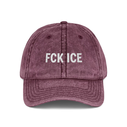 FCK ICE Vintage Hat